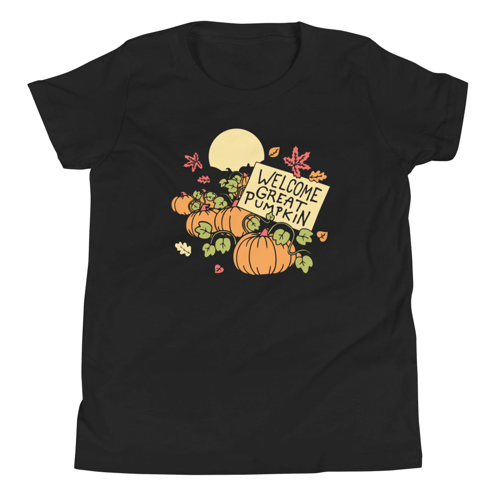 Welcome Great Pumpkin Kid's - Adult & Kids T-Shirts, Sweatshirts & Hoodies apparel design preview 1