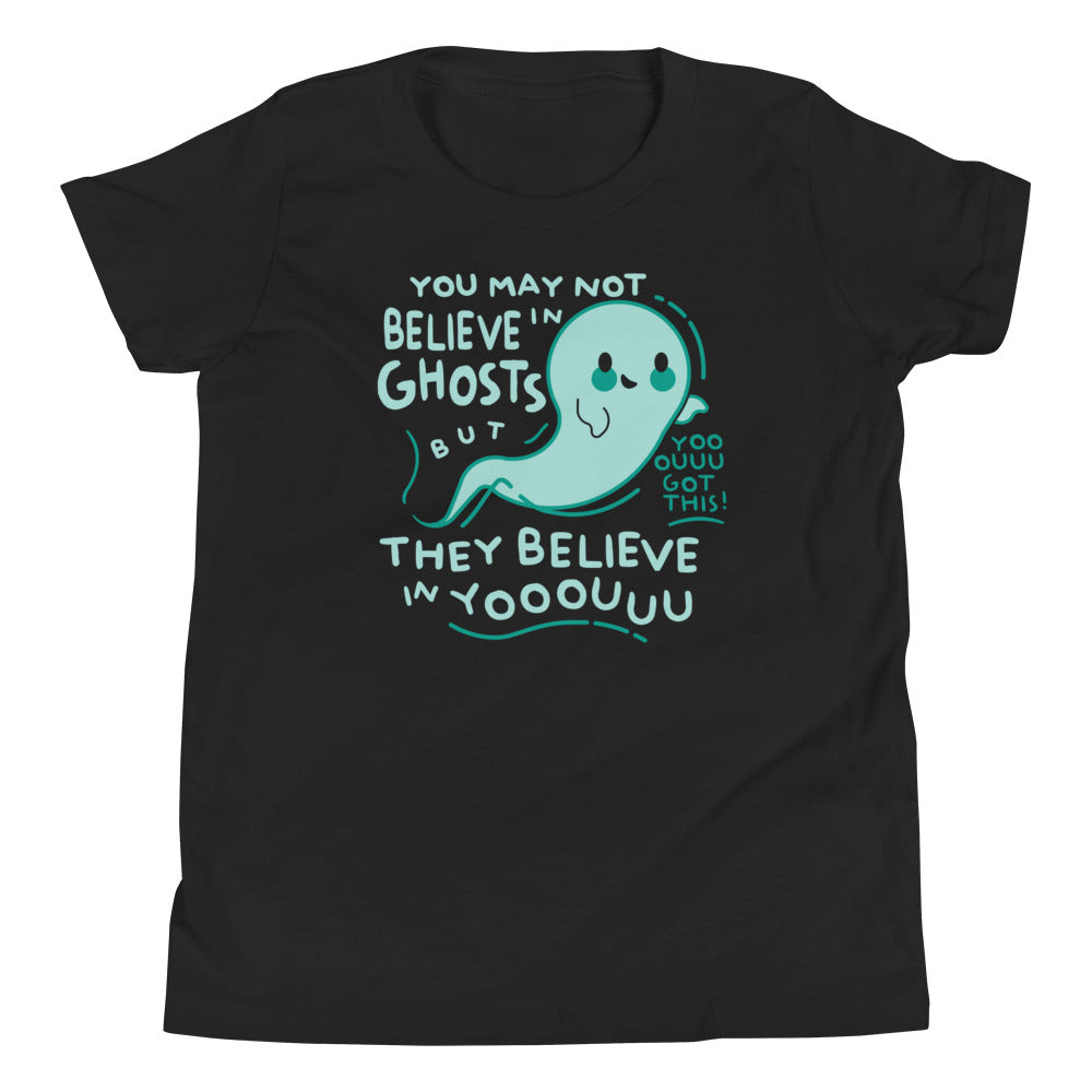 You May Not Believe In Ghosts Kid's - Adult & Kids T-Shirts, Sweatshirts & Hoodies apparel design preview 1