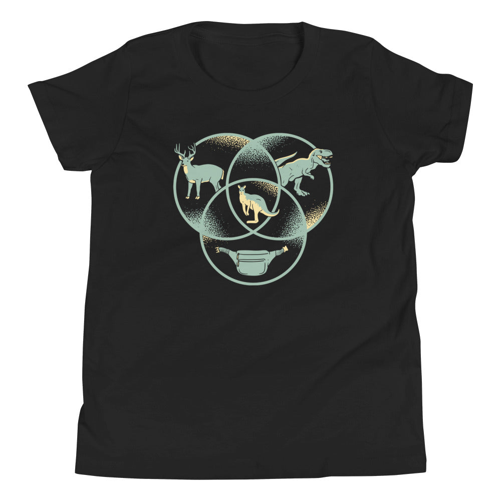 Kangaroo Venn Diagram Kid's - Adult & Kids T-Shirts, Sweatshirts & Hoodies apparel design preview 1