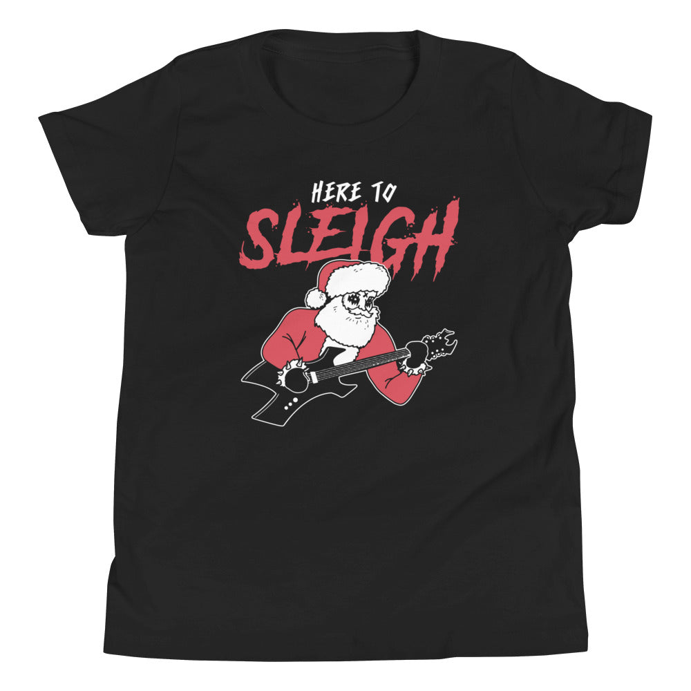 Here to Sleigh Kid's - Adult & Kids T-Shirts, Sweatshirts & Hoodies apparel design preview 1