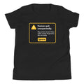 Human Quit Unexpectedly Kid's - Adult & Kids T-Shirts, Sweatshirts & Hoodies apparel design preview 1