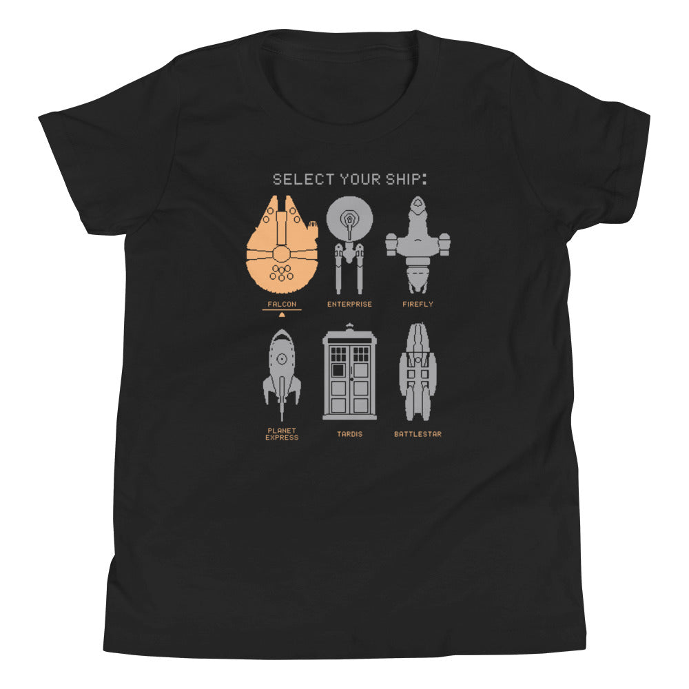Select Your Ship Kid's - Adult & Kids T-Shirts, Sweatshirts & Hoodies apparel design preview 1