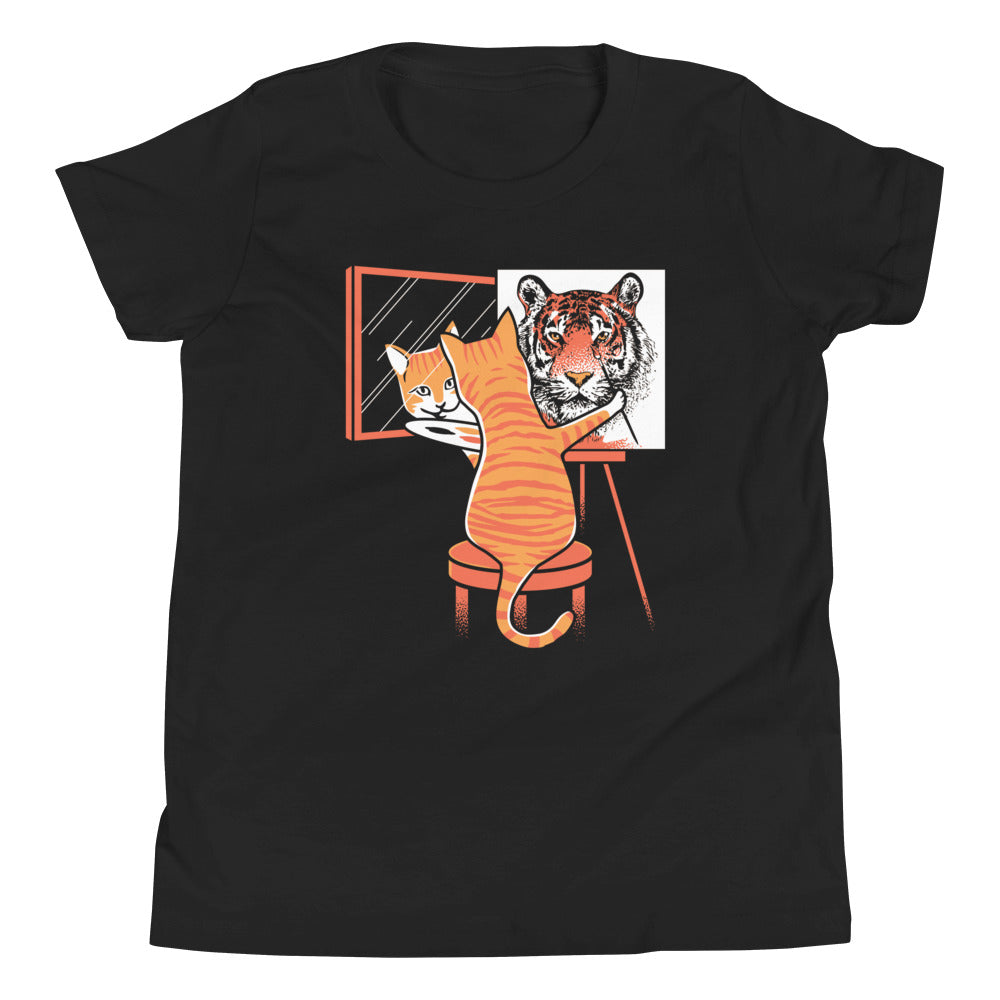 Cat Self Portrait Kid's - Adult & Kids T-Shirts, Sweatshirts & Hoodies apparel design preview 1