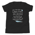We Do These Things Not Because They Are Easy Kid's - Adult & Kids T-Shirts, Sweatshirts & Hoodies apparel design preview 1