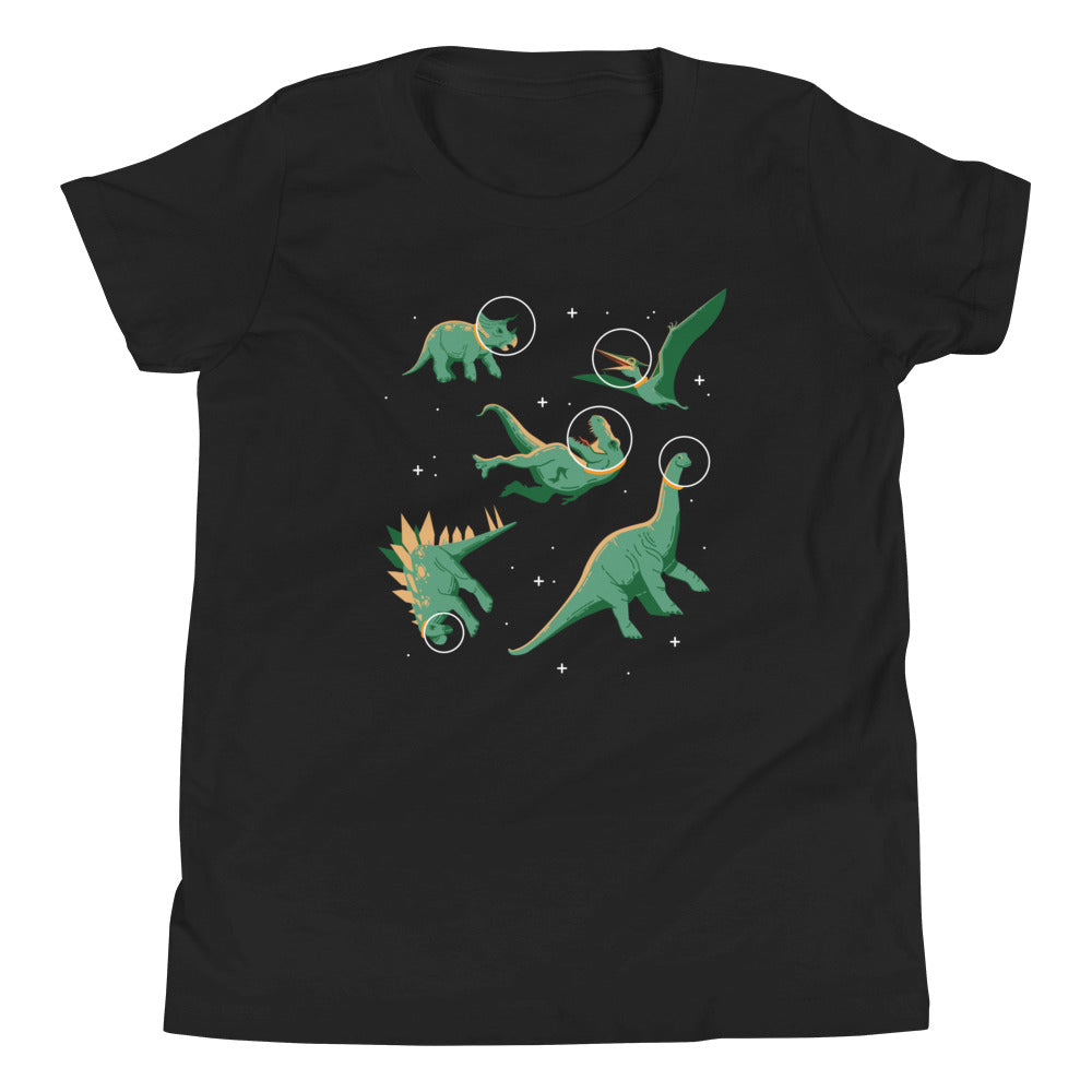 Dinos In Space Kid's - Adult & Kids T-Shirts, Sweatshirts & Hoodies apparel design preview 1