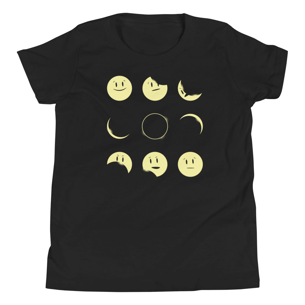 Eclipse Emoji Kid's - Adult & Kids T-Shirts, Sweatshirts & Hoodies apparel design preview 1