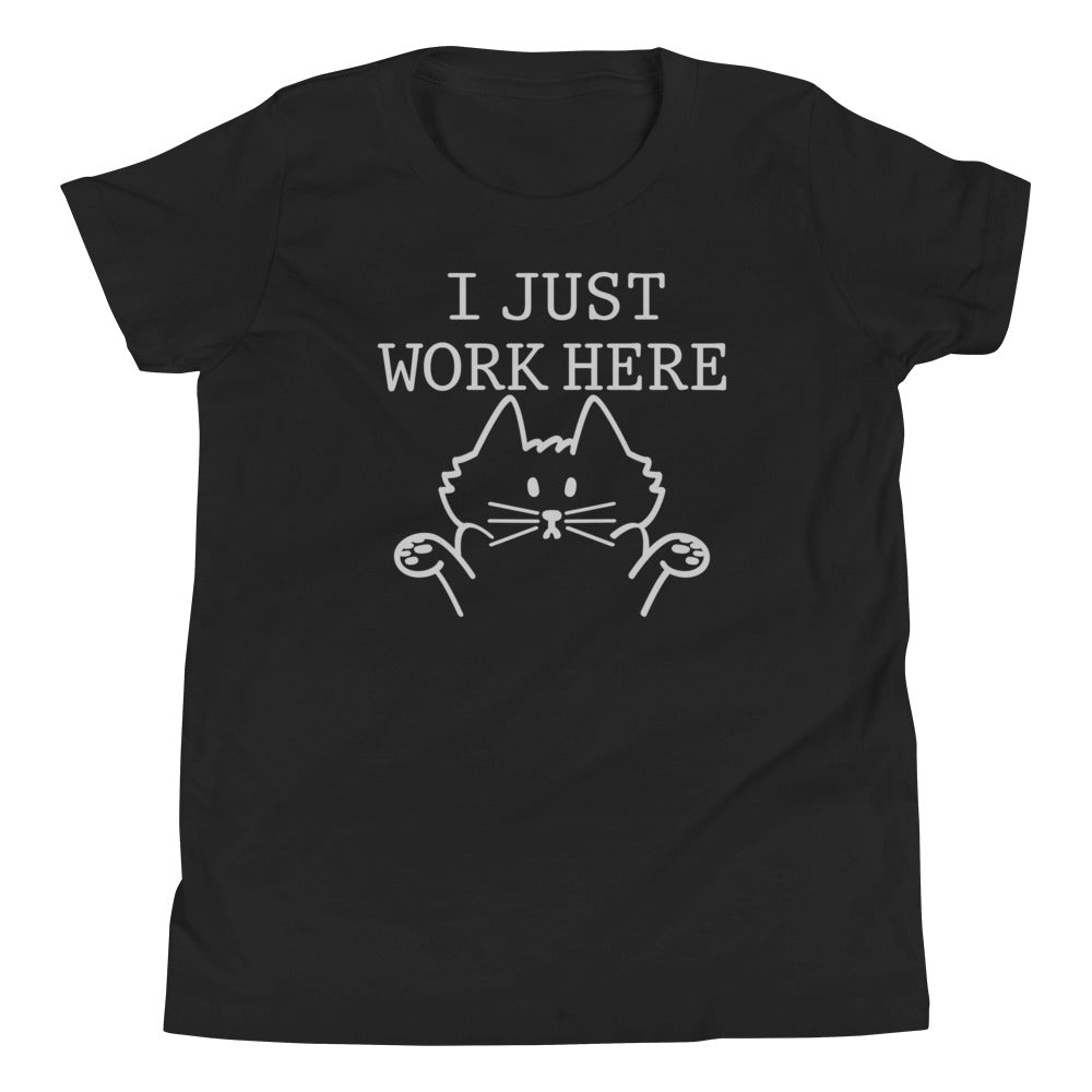 I Just Work Here Kid's - Adult & Kids T-Shirts, Sweatshirts & Hoodies apparel design preview 1