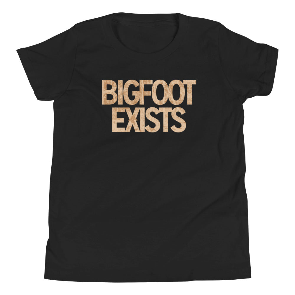 Bigfoot Exists Kid's - Adult & Kids T-Shirts, Sweatshirts & Hoodies apparel design preview 1
