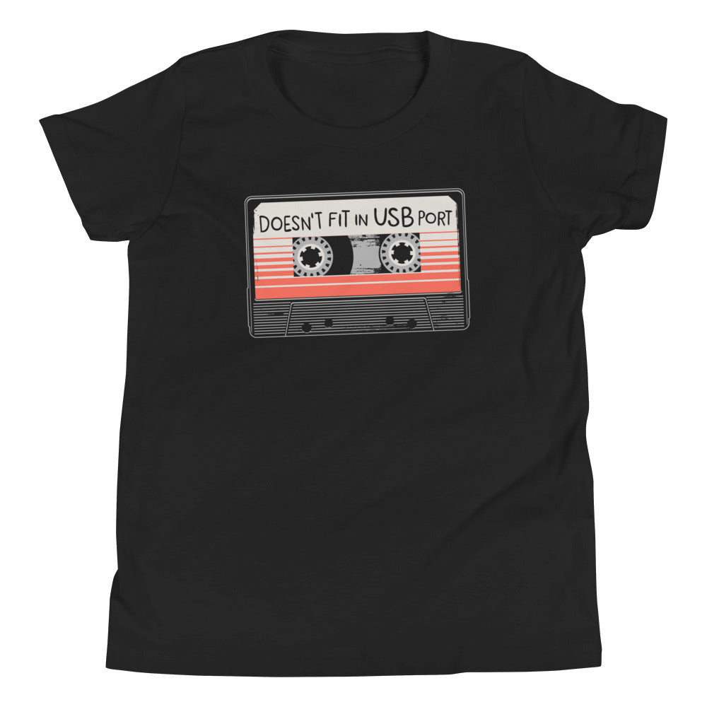 Doesn't Fit In USB Port Kid's - Adult & Kids T-Shirts, Sweatshirts & Hoodies apparel design preview 1