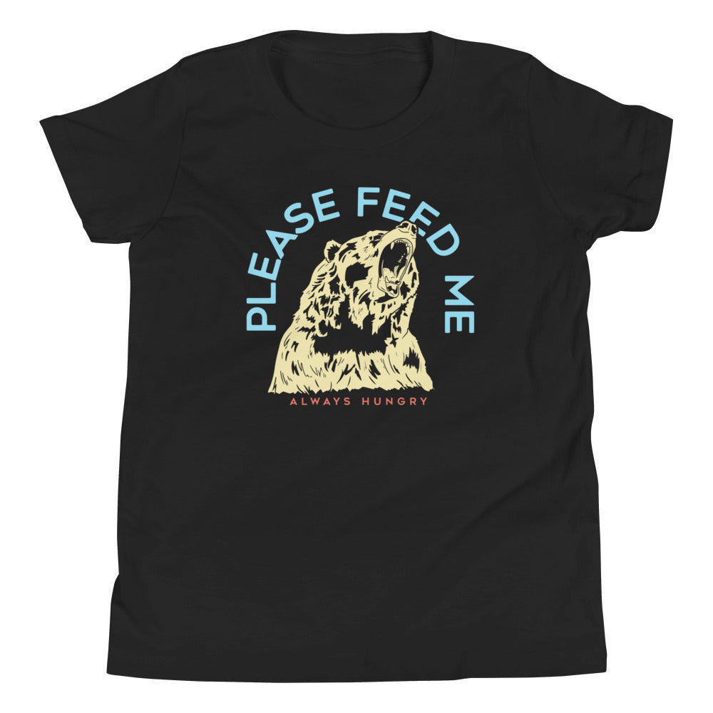Please Feed Me, Always Hungry Kid's - Adult & Kids T-Shirts, Sweatshirts & Hoodies apparel design preview 1