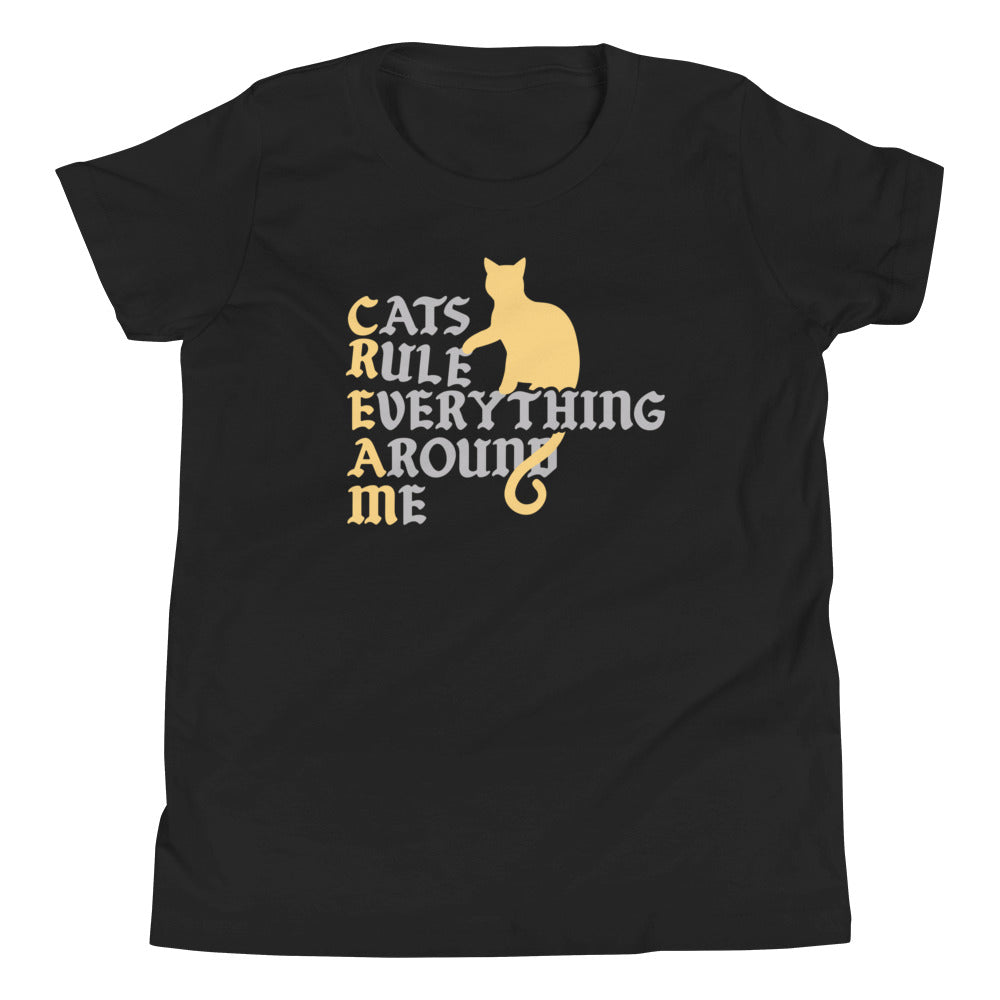 Cats Rule Everything Around Me Kid's - Adult & Kids T-Shirts, Sweatshirts & Hoodies apparel design preview 1