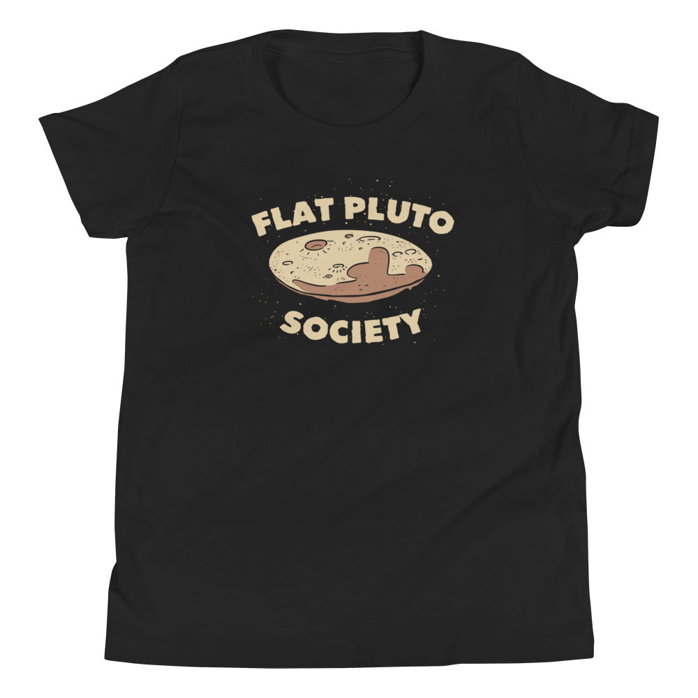 Flat Pluto Society Kid's - Adult & Kids T-Shirts, Sweatshirts & Hoodies apparel design preview 1