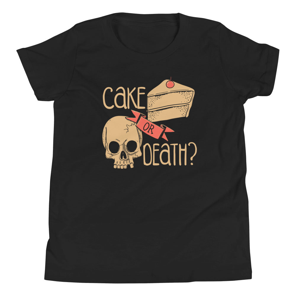Cake Or Death? Kid's - Adult & Kids T-Shirts, Sweatshirts & Hoodies apparel design preview 1