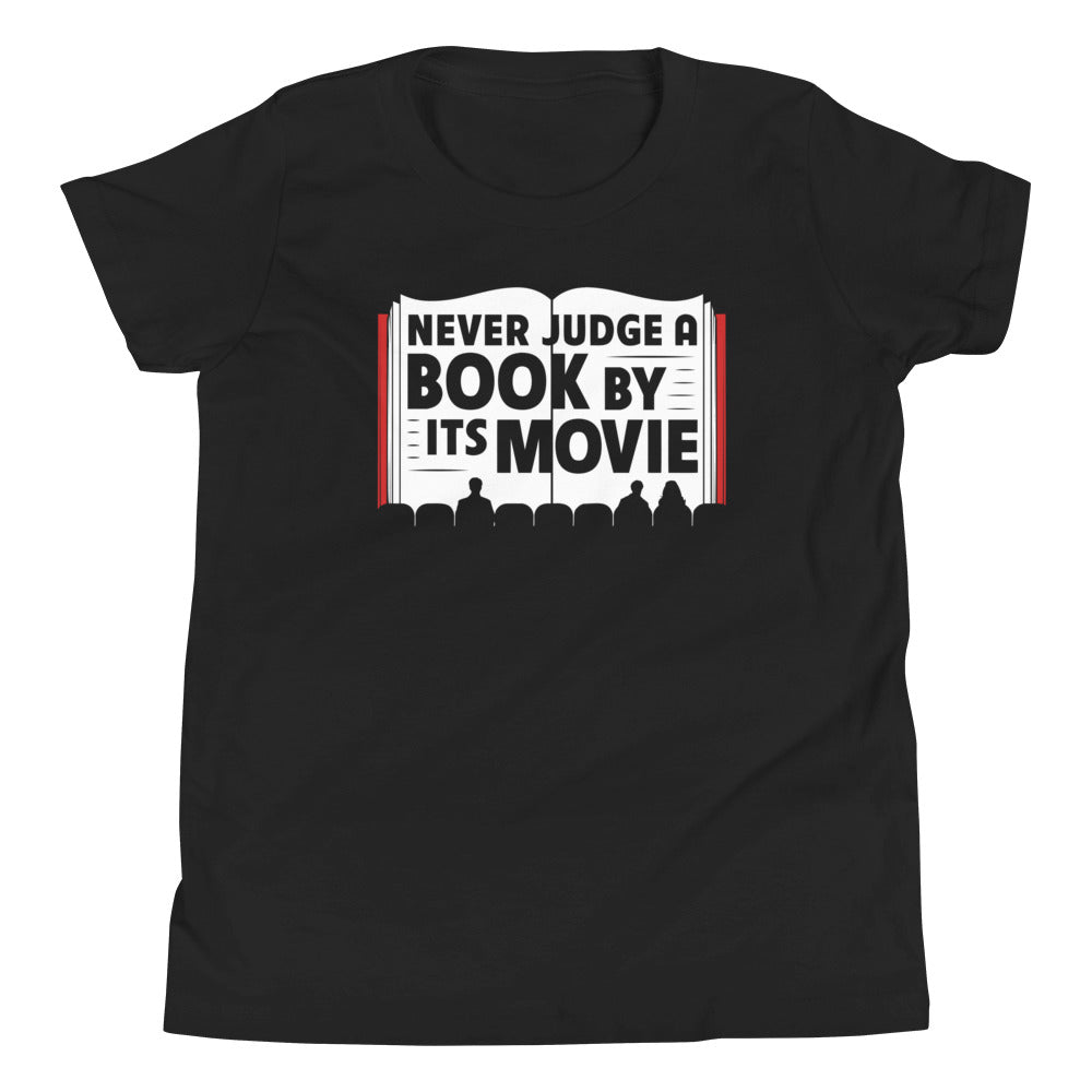 Never Judge A Book By Its Movie Kid's - Adult & Kids T-Shirts, Sweatshirts & Hoodies apparel design preview 1