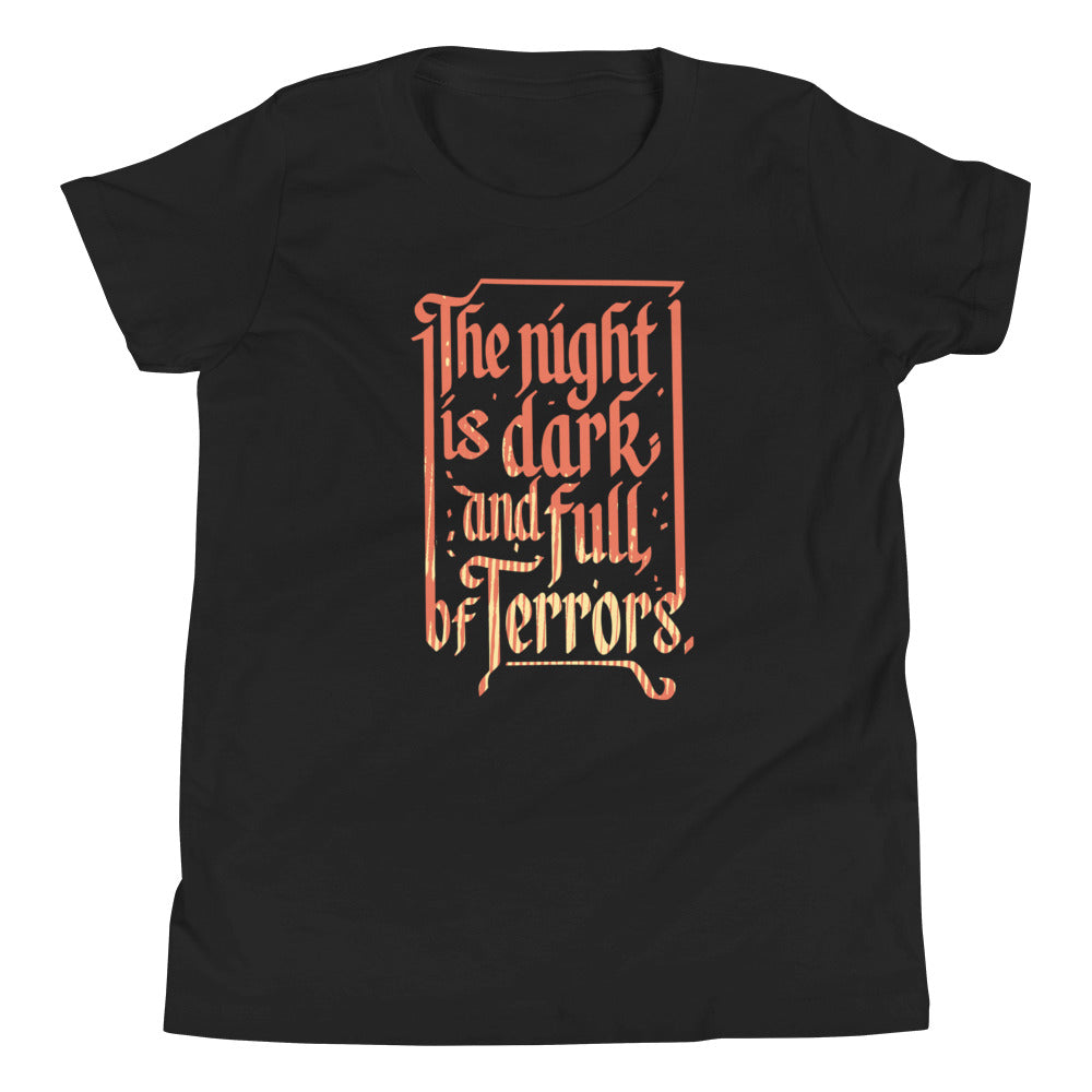 The Night Is Dark And Full Of Terrors Kid's - Adult & Kids T-Shirts, Sweatshirts & Hoodies apparel design preview 1