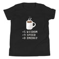 Coffee Plus To Stats Kid's - Adult & Kids T-Shirts, Sweatshirts & Hoodies apparel design preview 1