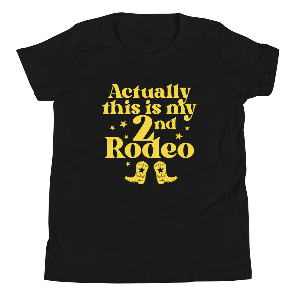 Actually This Is My 2nd Rodeo Kid's - Adult & Kids T-Shirts, Sweatshirts & Hoodies apparel design preview 1