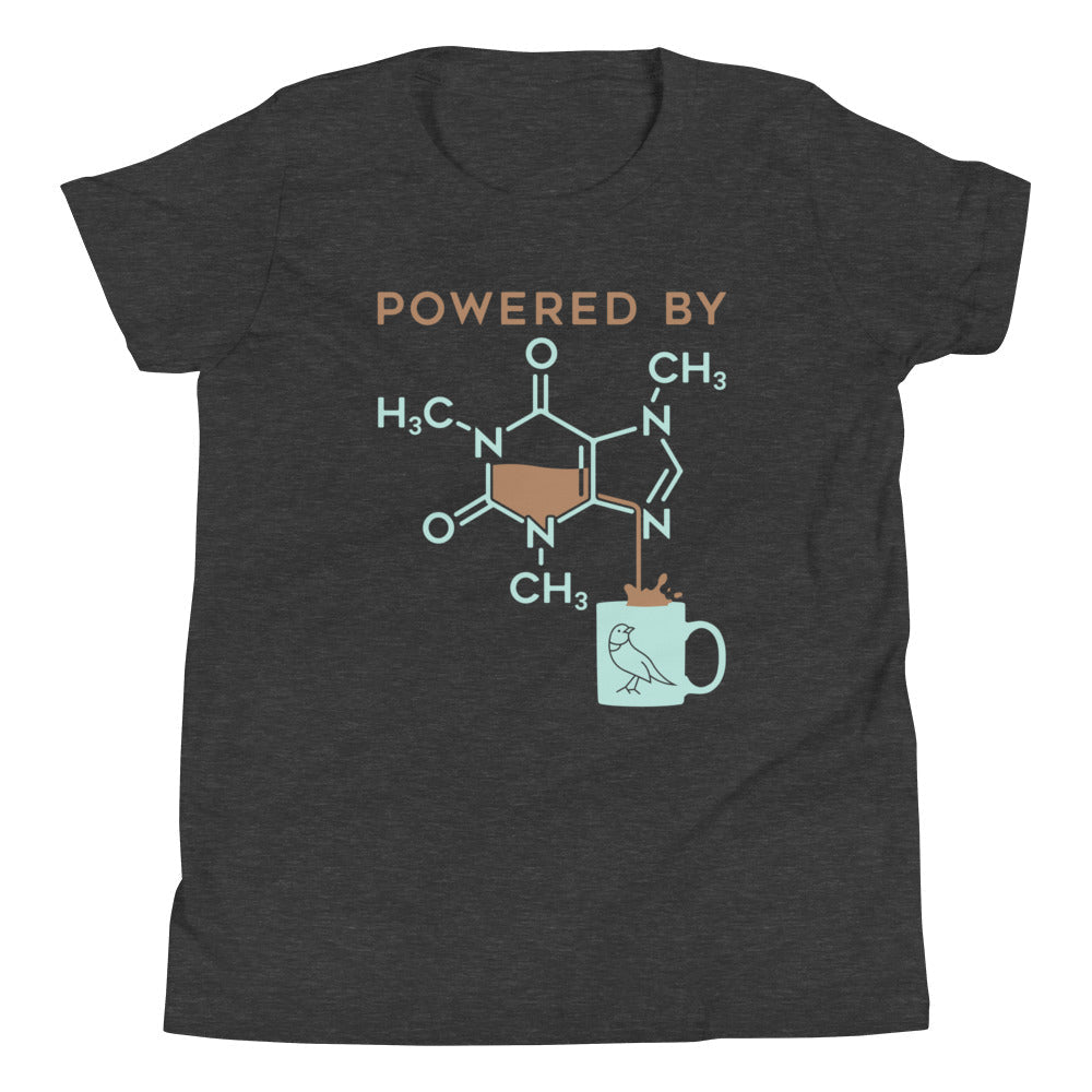 Powered By Caffeine Kid's - Adult & Kids T-Shirts, Sweatshirts & Hoodies apparel design preview 1