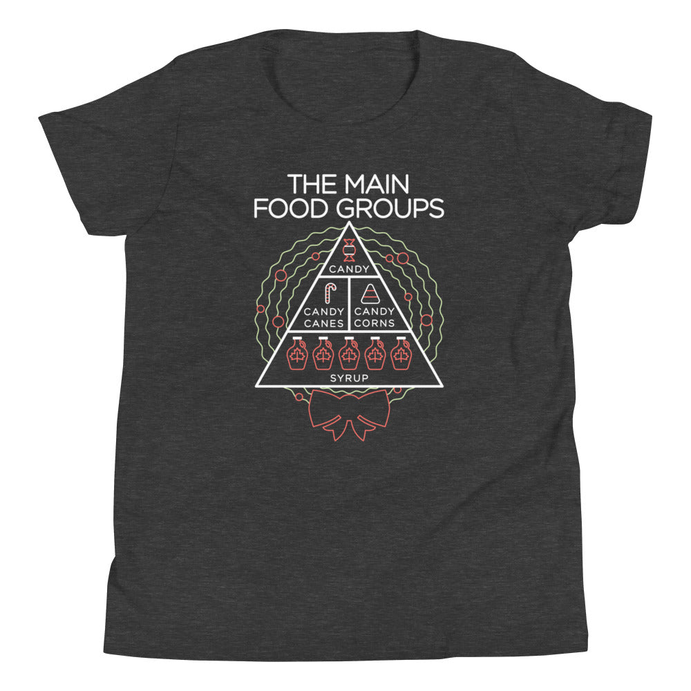 The Main Food Groups Kid's - Adult & Kids T-Shirts, Sweatshirts & Hoodies apparel design preview 1