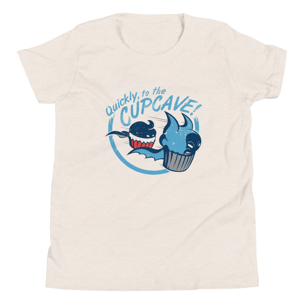 Quickly, To The Cupcave! Kid's - Adult & Kids T-Shirts, Sweatshirts & Hoodies apparel design preview 1