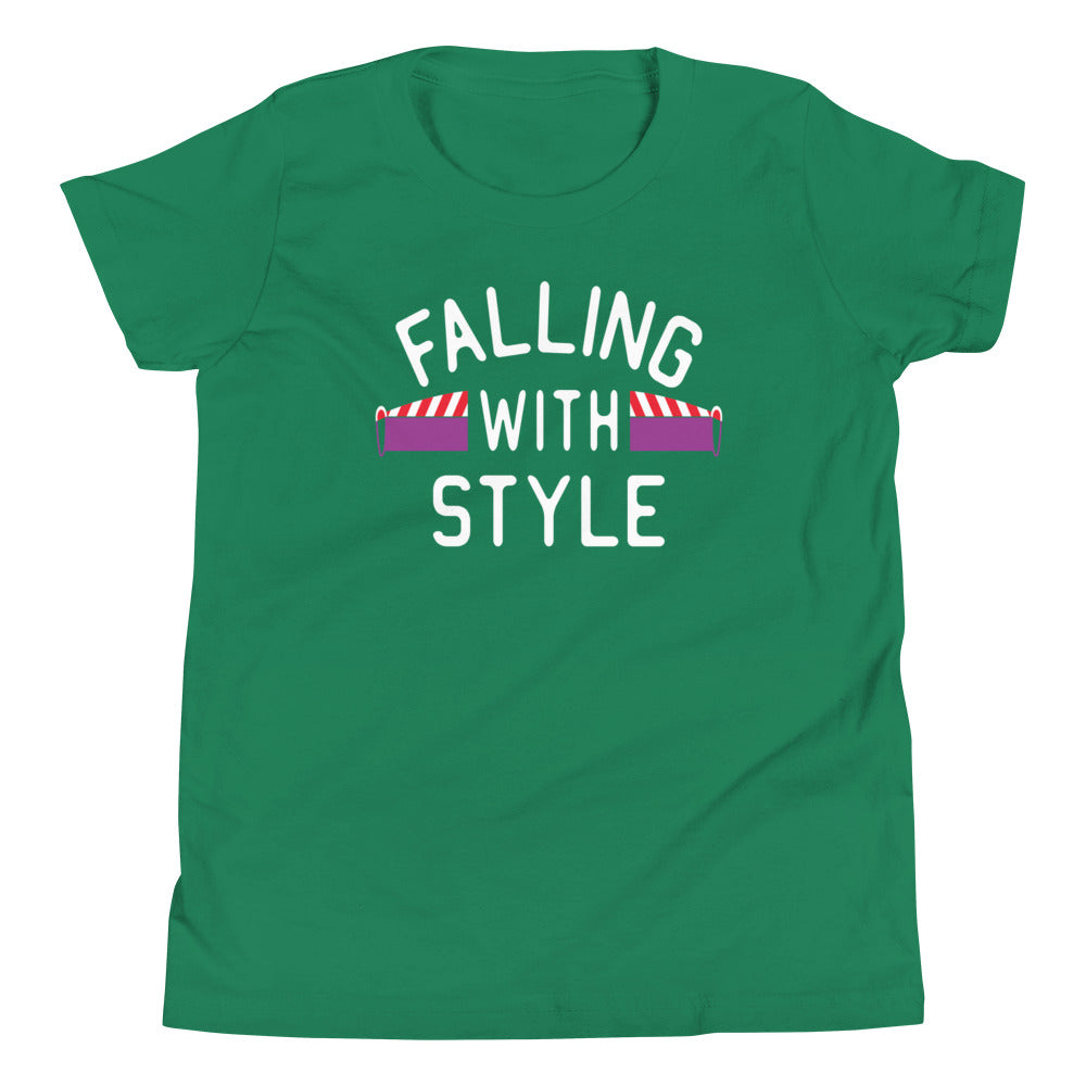 Falling With Style Kid's - Adult & Kids T-Shirts, Sweatshirts & Hoodies apparel design preview 1
