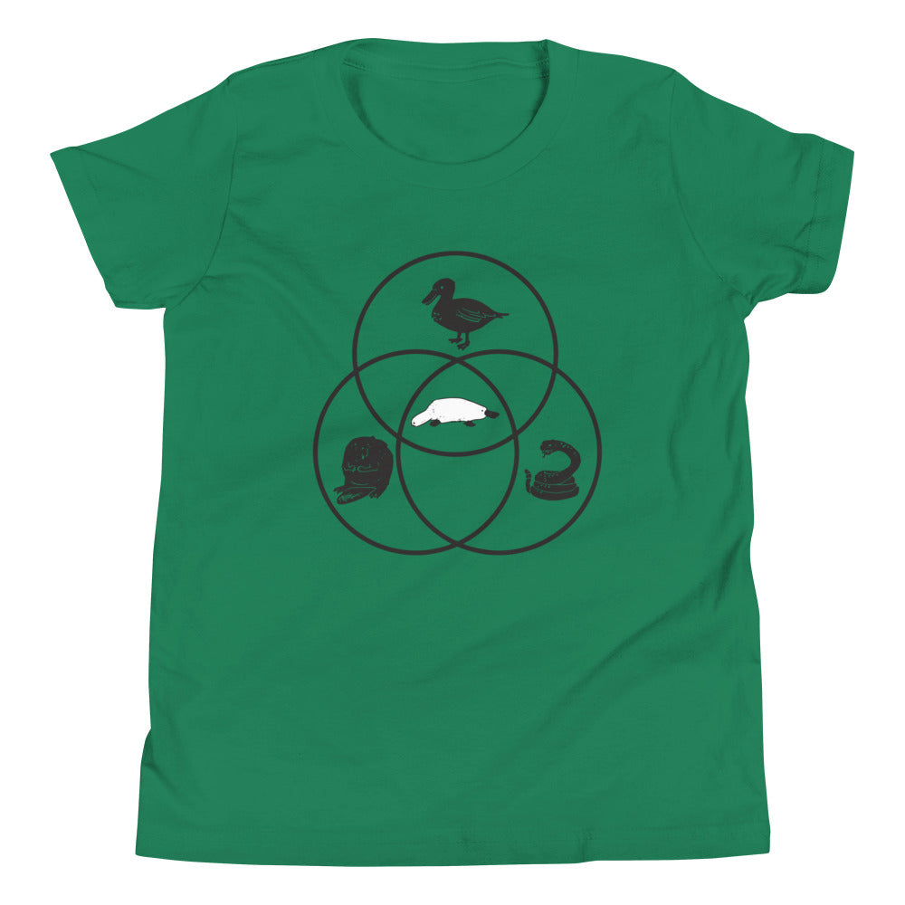 Platypus Venn Diagram Kid's - Adult & Kids T-Shirts, Sweatshirts & Hoodies apparel design preview 1