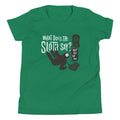 What Does The Sloth Say? Kid's - Adult & Kids T-Shirts, Sweatshirts & Hoodies apparel design preview 1