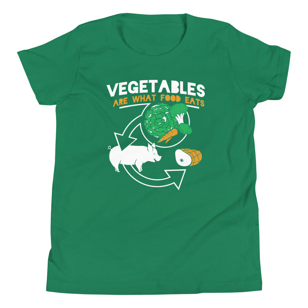 Vegetables Are What Food Eats Kid's - Adult & Kids T-Shirts, Sweatshirts & Hoodies apparel design preview 1