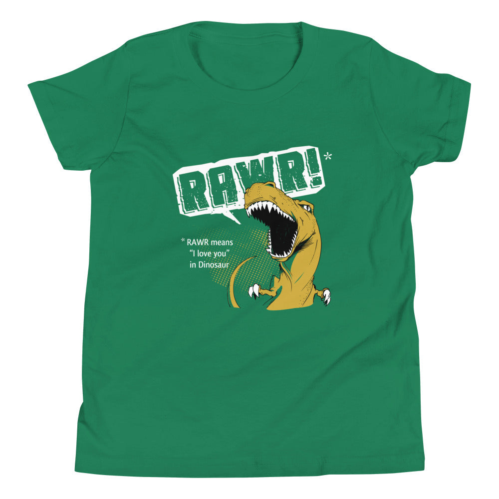 Rawr Means I Love You Kid's - Adult & Kids T-Shirts, Sweatshirts & Hoodies apparel design preview 1