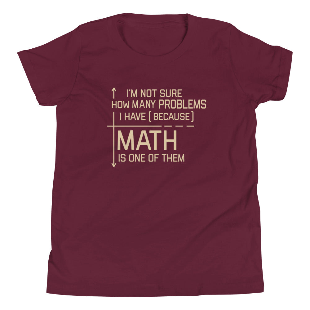 I'm Not Sure How Many Problems I Have Kid's - Adult & Kids T-Shirts, Sweatshirts & Hoodies apparel design preview 1