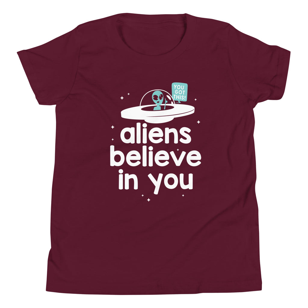 Aliens Believe In You Kid's - Adult & Kids T-Shirts, Sweatshirts & Hoodies apparel design preview 1