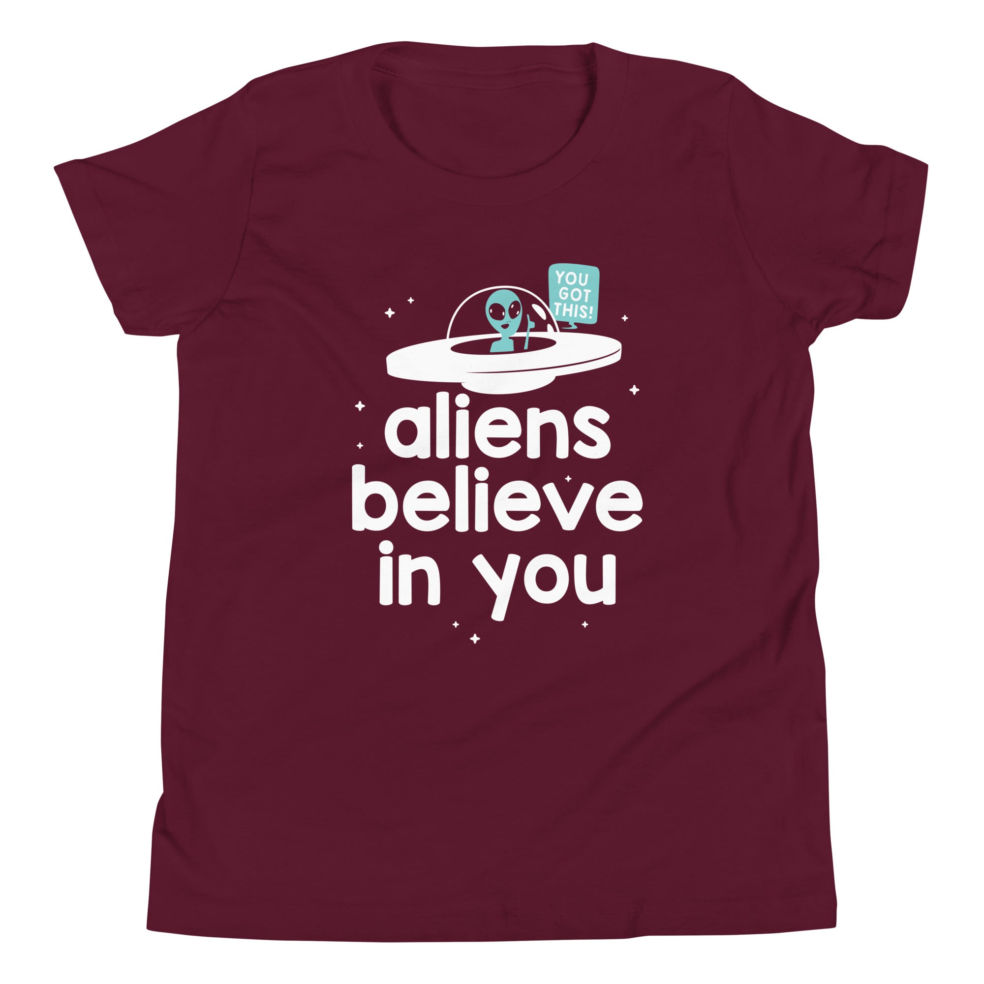 Aliens Believe In You Kid's - Adult & Kids T-Shirts, Sweatshirts & Hoodies apparel design preview 1
