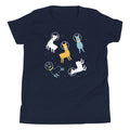 Llamas In Space Kid's - Adult & Kids T-Shirts, Sweatshirts & Hoodies apparel design preview 1