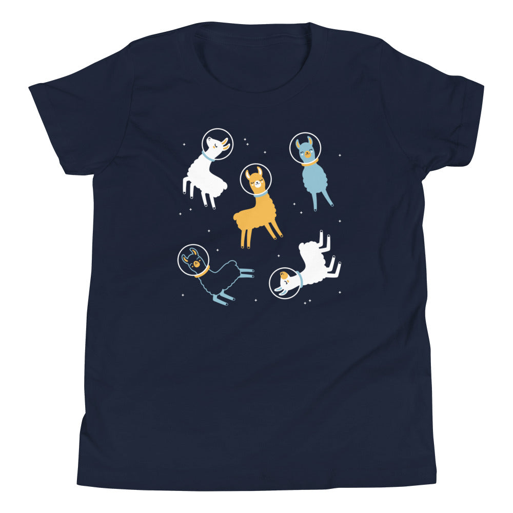 Llamas In Space Kid's - Adult & Kids T-Shirts, Sweatshirts & Hoodies apparel design preview 1