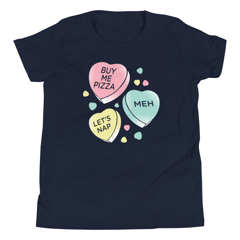 Candy Hearts Kid's - Adult & Kids T-Shirts, Sweatshirts & Hoodies apparel design preview 1