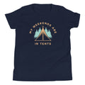 My Weekends Are In Tents Kid's - Adult & Kids T-Shirts, Sweatshirts & Hoodies apparel design preview 1