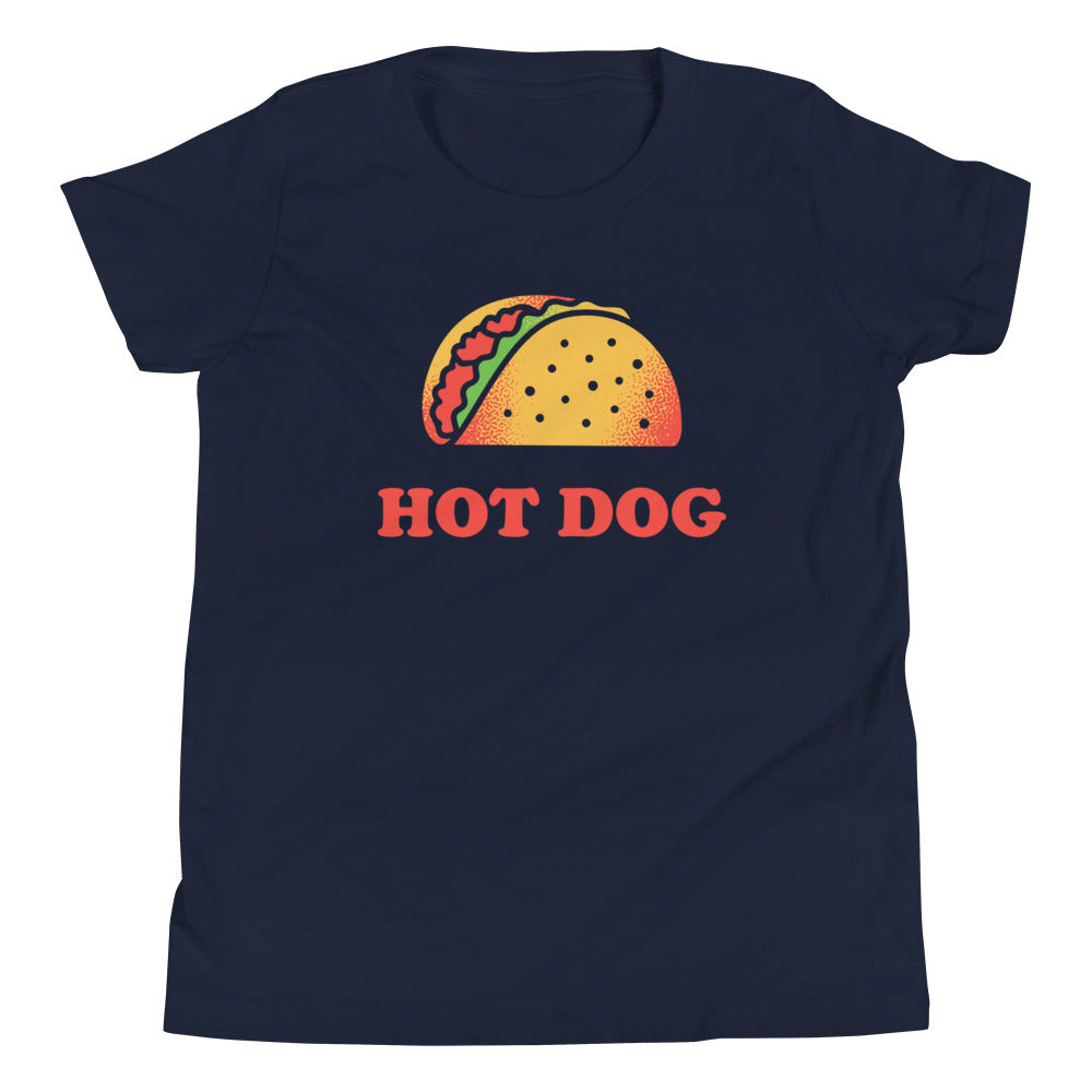 Taco Is A Hotdog Kid's - Adult & Kids T-Shirts, Sweatshirts & Hoodies apparel design preview 1