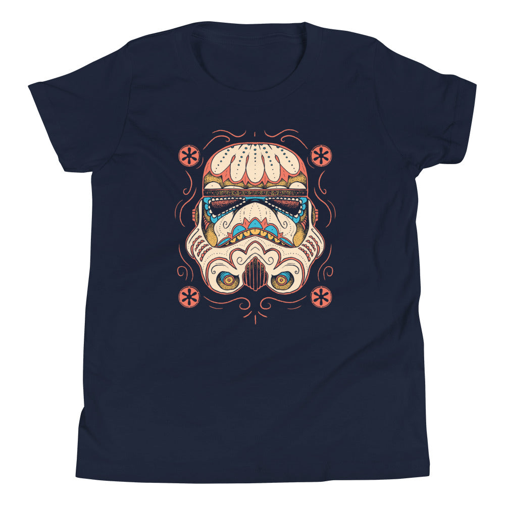 Sugar Skull Trooper Kid's - Adult & Kids T-Shirts, Sweatshirts & Hoodies apparel design preview 1