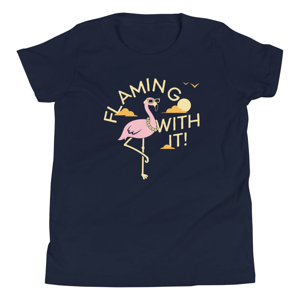 Flamingo With It Kid's - Adult & Kids T-Shirts, Sweatshirts & Hoodies apparel design preview 1