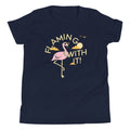 Flamingo With It Kid's - Adult & Kids T-Shirts, Sweatshirts & Hoodies apparel design preview 1