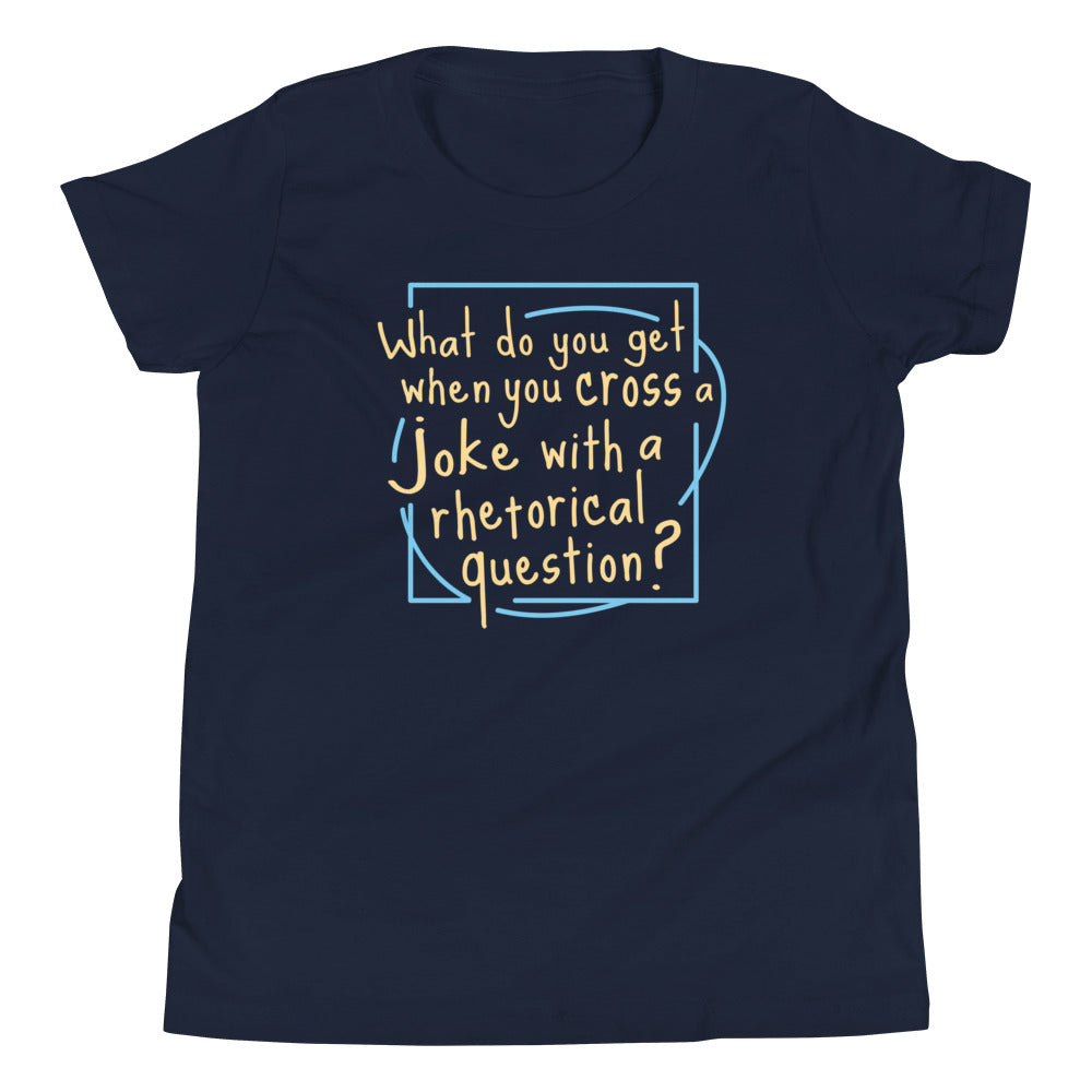 When You Cross A Joke With Rhetorical Question? Kid's - Adult & Kids T-Shirts, Sweatshirts & Hoodies apparel design preview 1