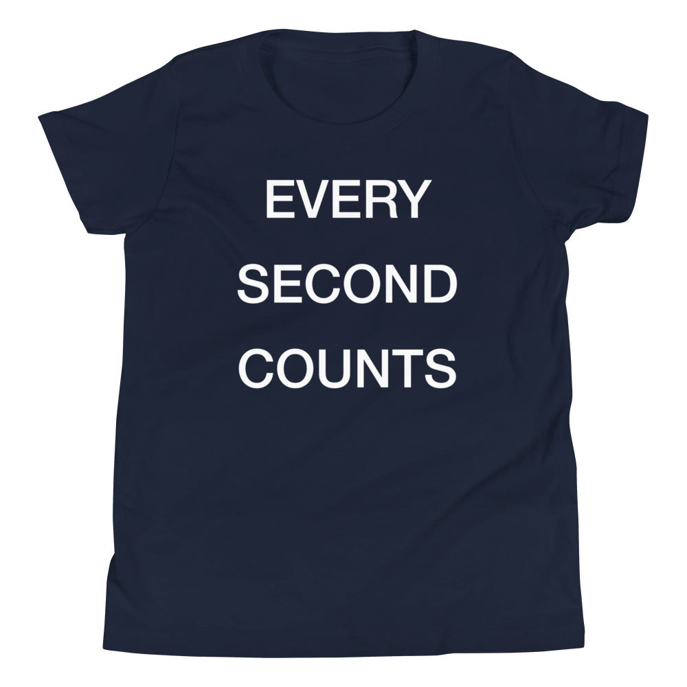 Every Second Counts Kid's - Adult & Kids T-Shirts, Sweatshirts & Hoodies apparel design preview 1