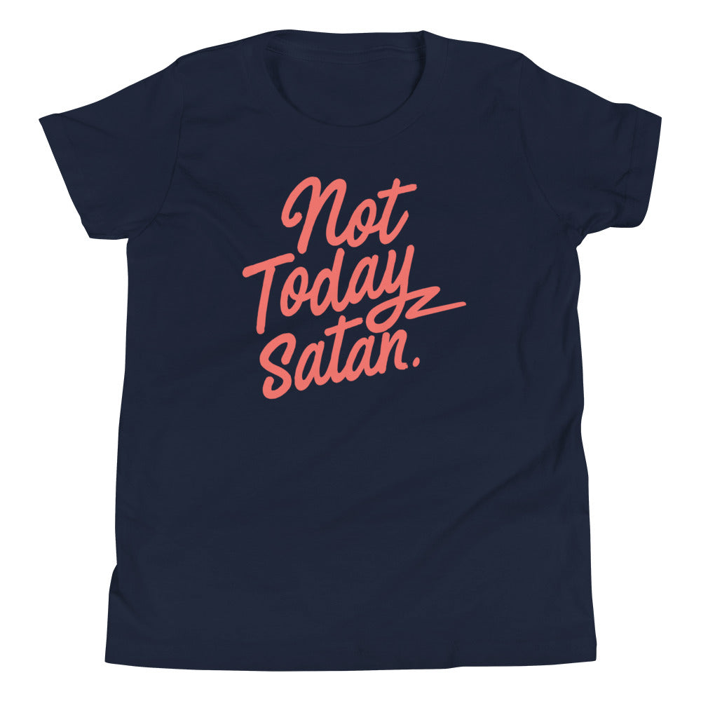 Not Today Satan Kid's - Adult & Kids T-Shirts, Sweatshirts & Hoodies apparel design preview 1