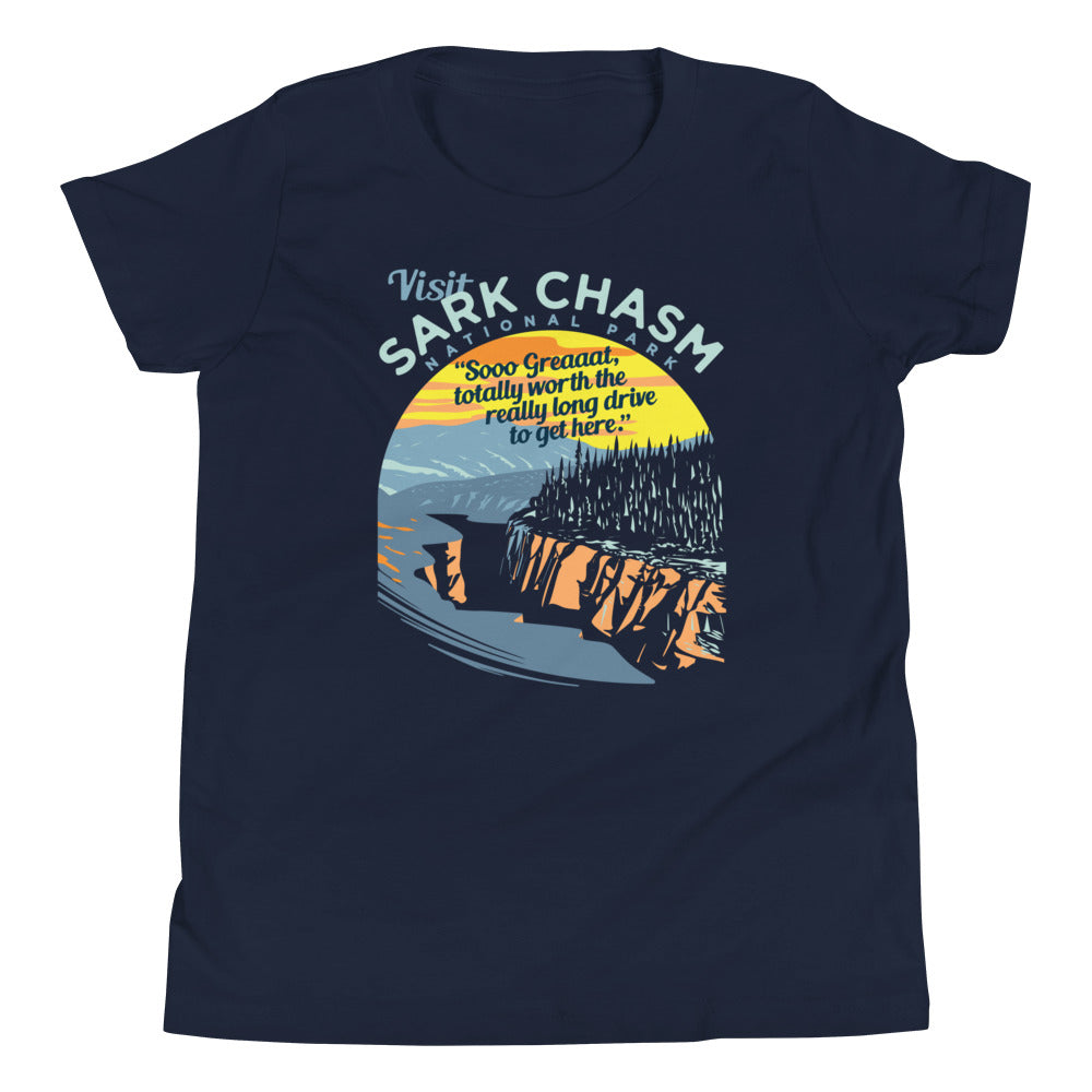 Visit Sark Chasm Kid's - Adult & Kids T-Shirts, Sweatshirts & Hoodies apparel design preview 1