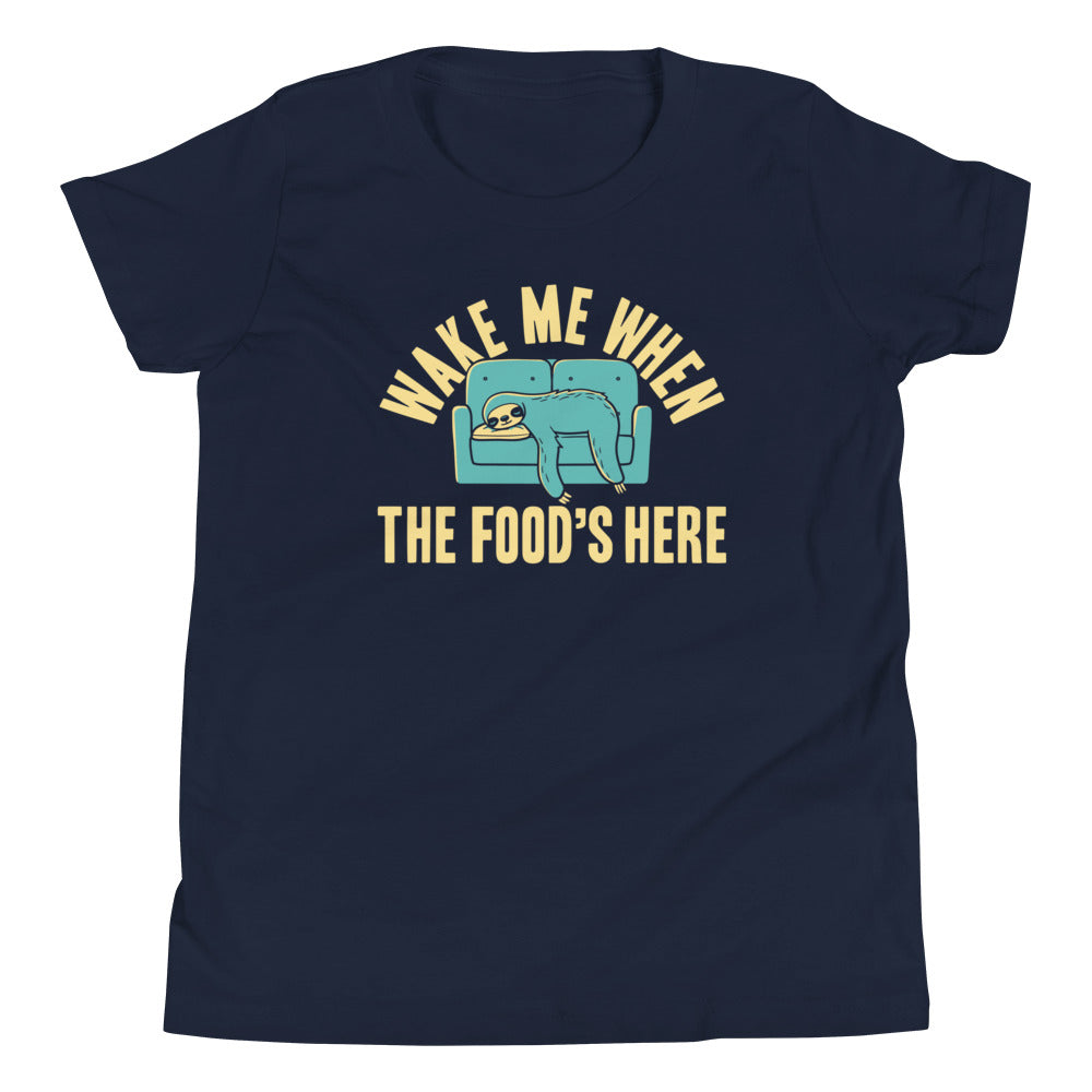 Wake Me When The Food's Here Kid's - Adult & Kids T-Shirts, Sweatshirts & Hoodies apparel design preview 1