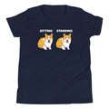 Corgi Sitting And Standing Kid's - Adult & Kids T-Shirts, Sweatshirts & Hoodies apparel design preview 1