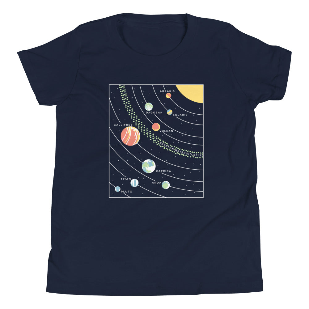 9 Planets Kid's - Adult & Kids T-Shirts, Sweatshirts & Hoodies apparel design preview 1