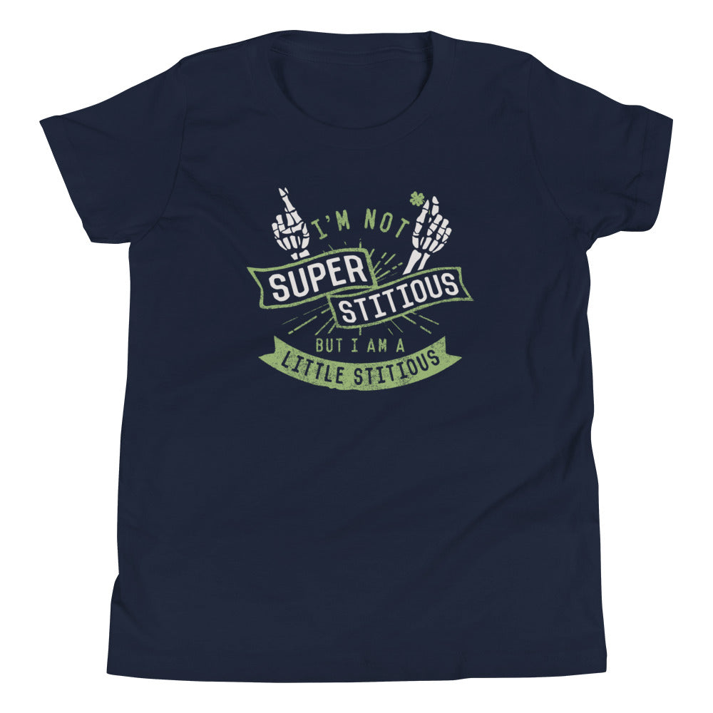 I'm Not Superstitious, But I Am A Little Stitious - Adult & Kids T-Shirts, Sweatshirts & Hoodies apparel design preview 1