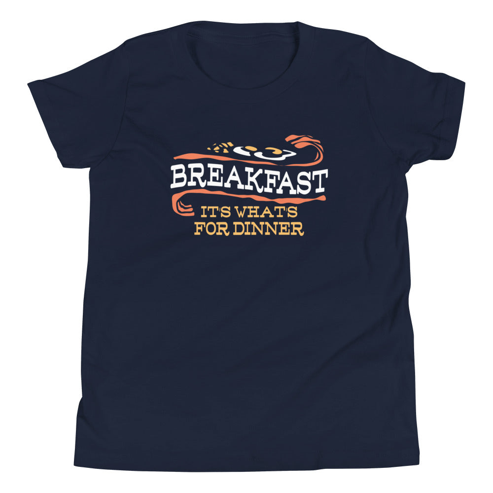 Breakfast, It's What's For Dinner Kid's - Adult & Kids T-Shirts, Sweatshirts & Hoodies apparel design preview 1