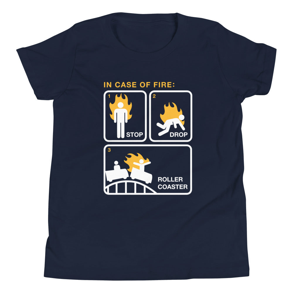 Stop Drop Roller Coaster Kid's - Adult & Kids T-Shirts, Sweatshirts & Hoodies apparel design preview 1
